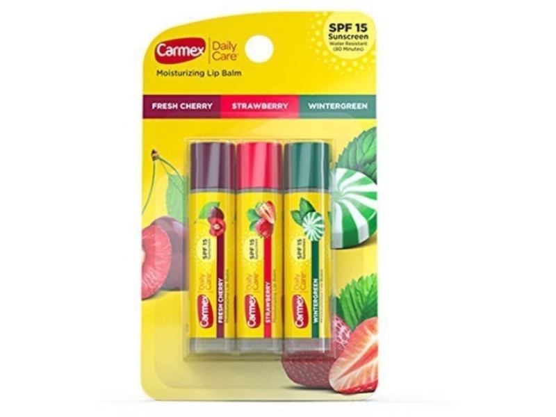 CARMEX ASSORT 3PK W/SPF15 SQZE