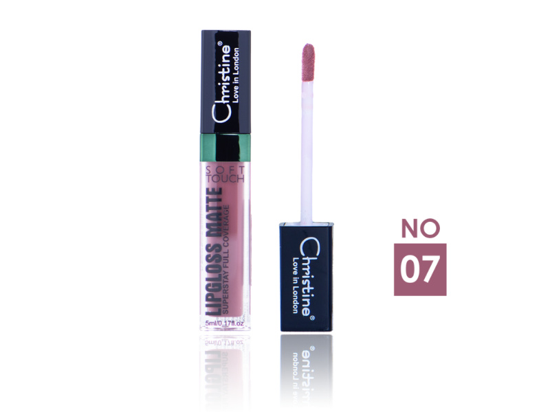 CHRISTINE 07 LIPGLOSS SOFT TOUCH FULL MATTE