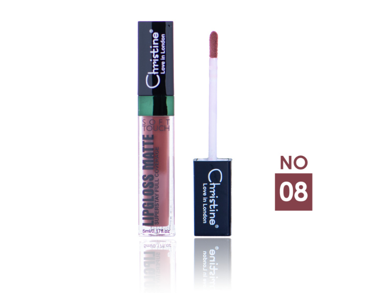 CHRISTINE 08 LIPGLOSS SOFT TOUCH FULL MATTE