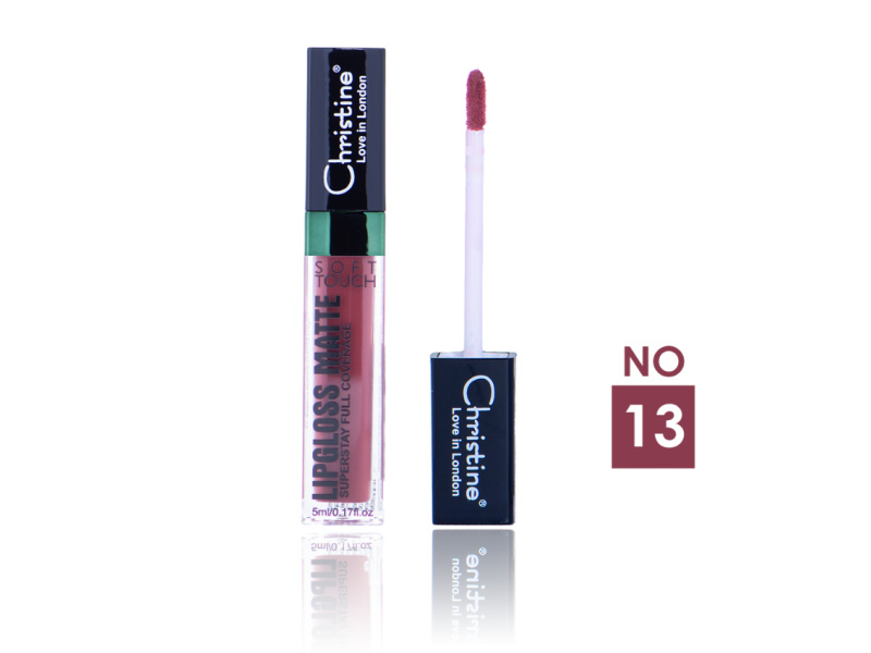 CHRISTINE 13 LIPGLOSS SOFT TOUCH FULL MATTE