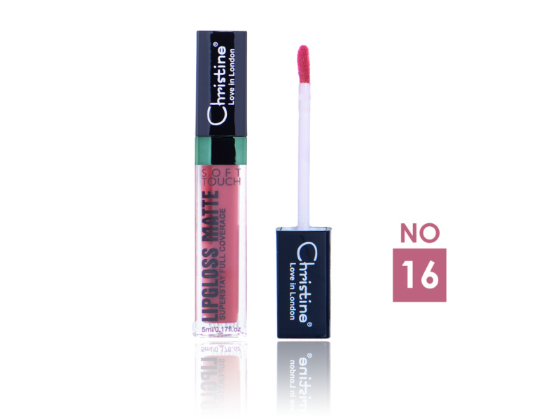 CHRISTINE 16 LIPGLOSS SOFT TOUCH FULL MATTE