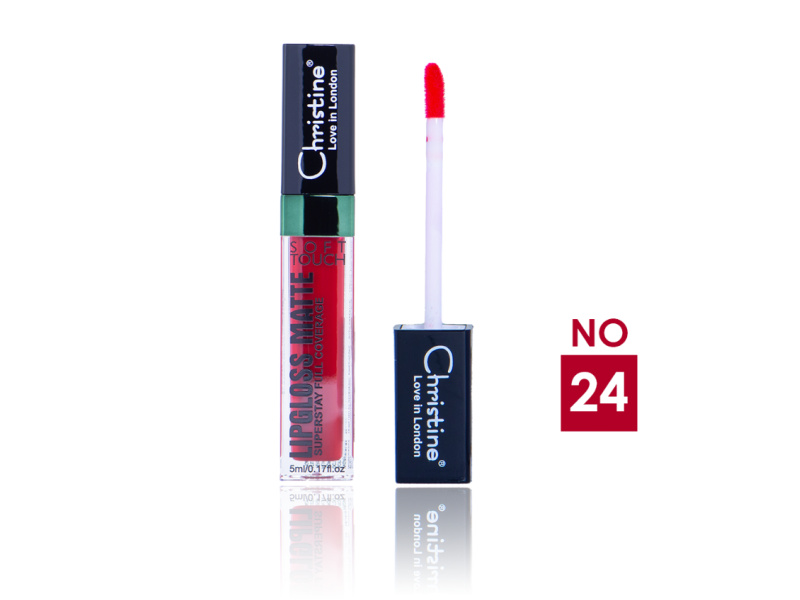 CHRISTINE 24 LIPGLOSS SOFT TOUCH FULL MATTE