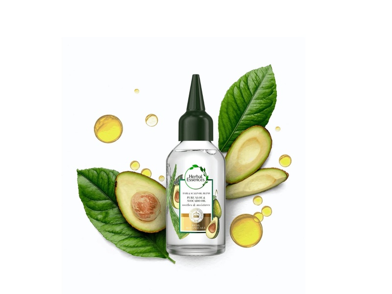 HERBAL ESSENCES OIL 100ML PURE ALOE & AVOCADO