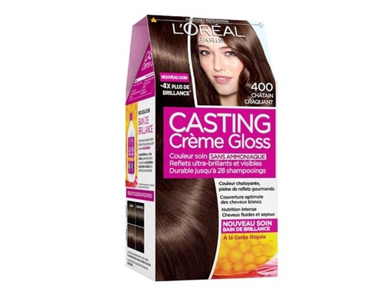 LOREAL CASTING CREAM GLOSS 400 CHATAIN CRAQUANT