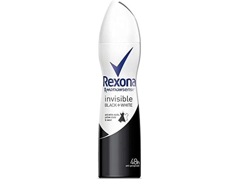 REXONA DEO SPRAY INVISIBLE BLACK WHITE 200ML (0443)