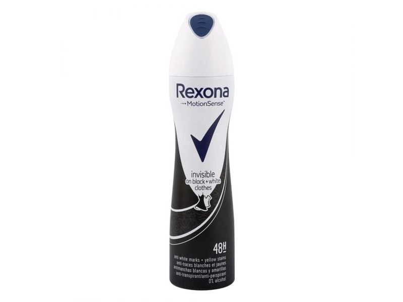 REXONA DEO SPRAY INVISIBLE BLACK WHITE 200ML (0443)