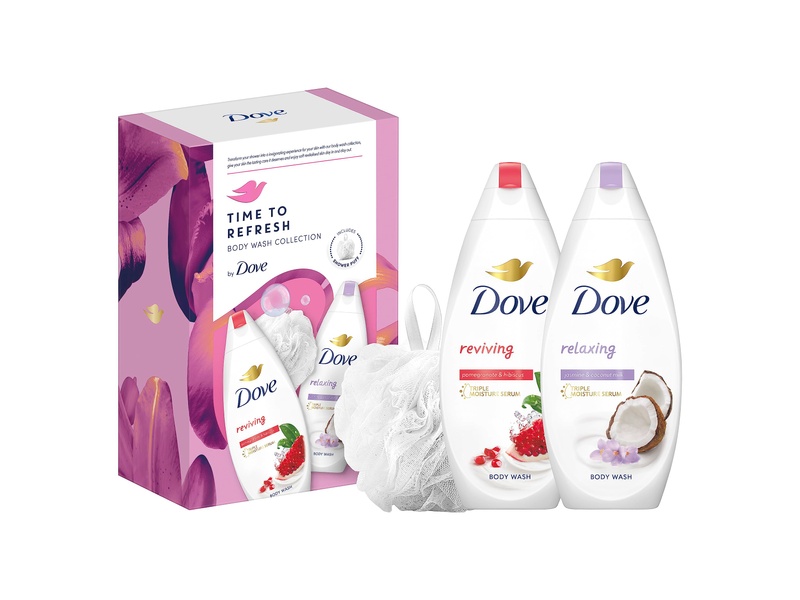 DOVE GIFT SET BODY WASH 2 IN 1 225ML