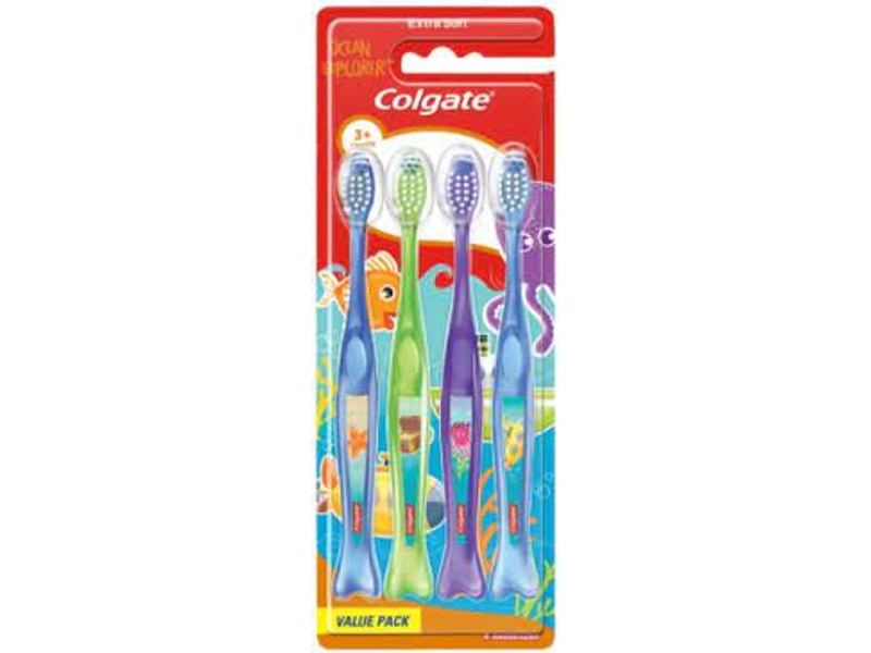 COLGATETOOTHBRUSH 4PK OCEAN EXPLORER