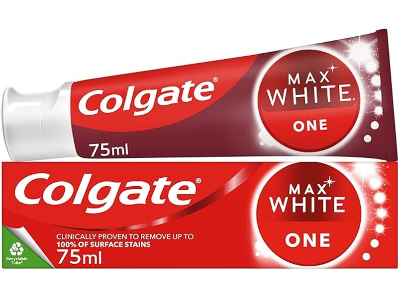 COLGATE MAX WHITE ONE WHITENING TOOTHPASTE 75ML