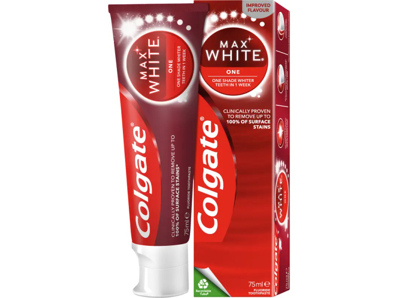 COLGATE MAX WHITE ONE WHITENING TOOTHPASTE 75ML