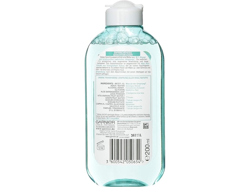 GARNIER ALOE REFRESHING TONER 200ML