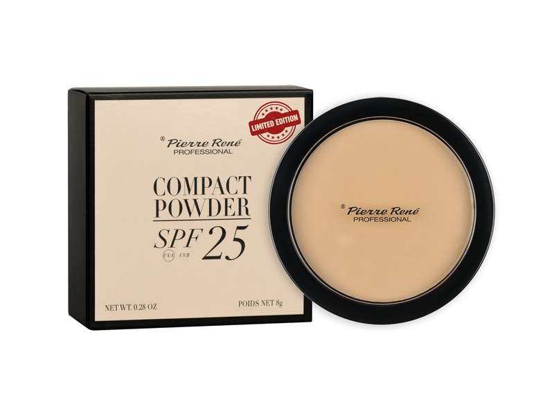 PIERRE RENE COMPACT POWDER SPF25 (03 -SAND)