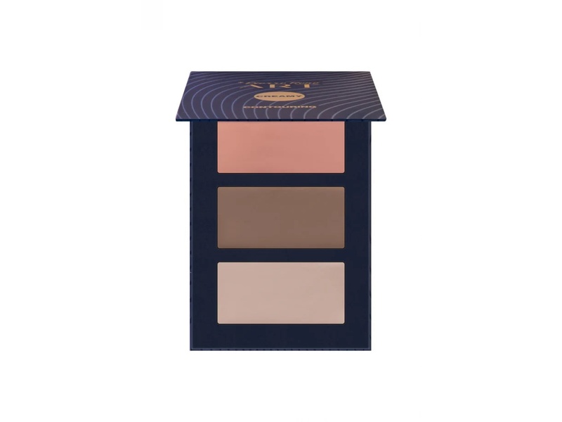 PIERRE RENE CREAM CONTOURING ART ILLUMINATE PALETTE 4^