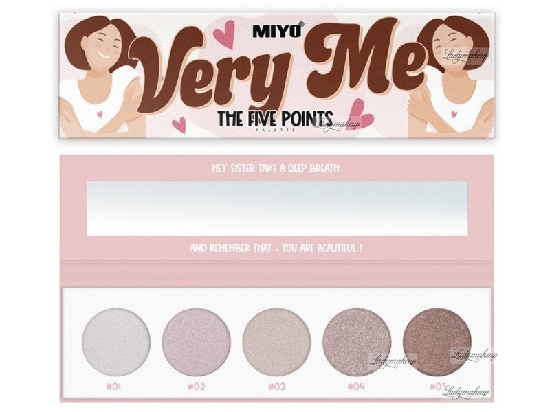 MIYO FIVE POINT PALETTS EYESHADOWS 08