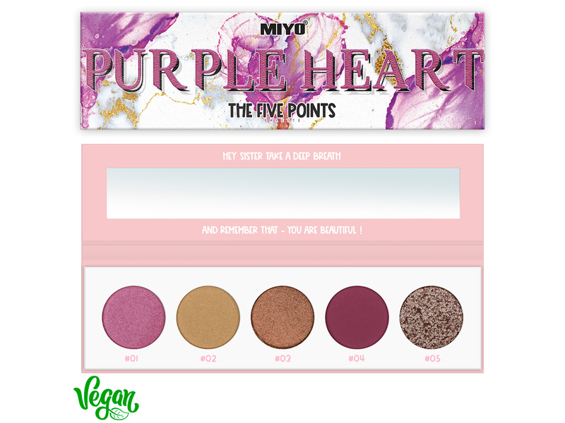 MIYO FIVE POINT PALETTS EYESHADOWS 01