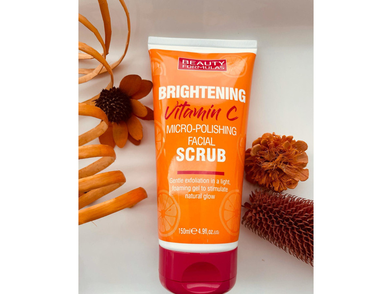 Beauty formulas brightening vitamin c brightening facial scrub 150 ml