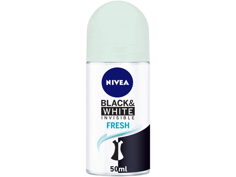 NIVEA ROLL BLACK & INVISIBLE WHITE FRESH 50ML