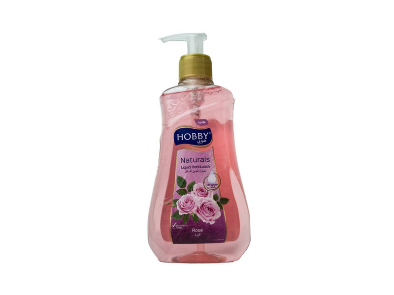 HOBBY LIQUID HANDWASH 400ML NATURALS ROSE