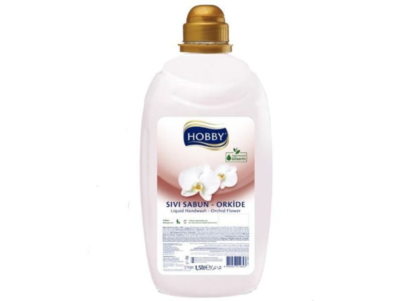 HOBBY LIQUID HANDWASH 1500ML ORCHID FLOWER