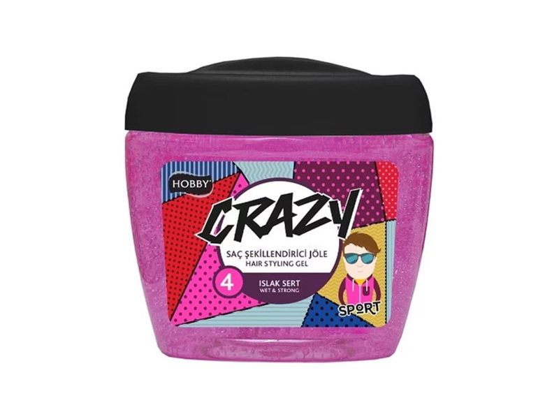 HOBBY CRAZY HAIR GEL 700ML WET STRONG