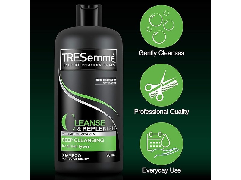 TRESEMME SHAMPOO 900ML REPLENISH & CLEANSE