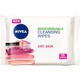 NIVEA BIODEGRADABLE CLEANSING WIPES DRY SKIN 25PCS