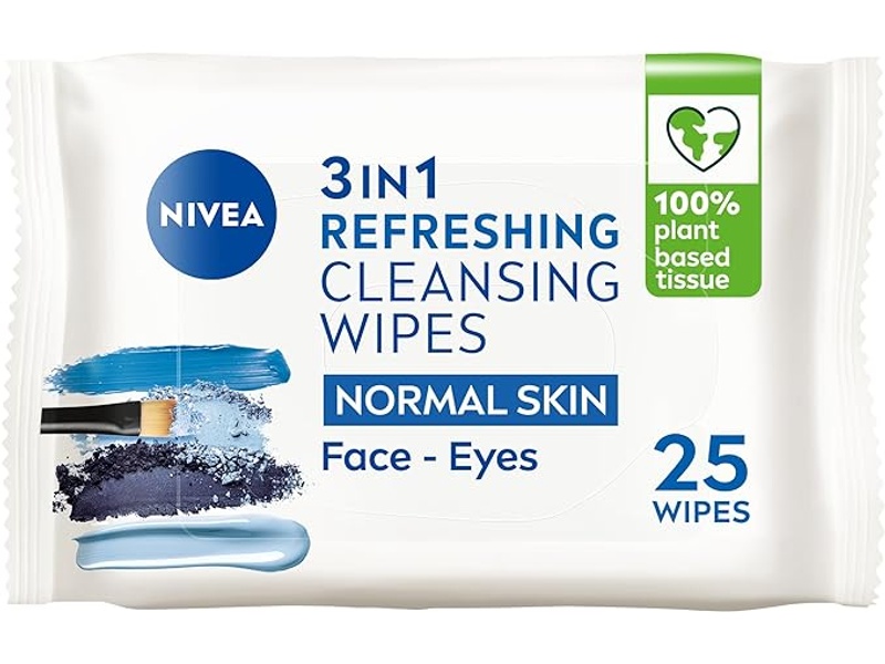 NIVEA BIODEGRADABLE CLEANSING WIPES NORMAL SKIN 25PCS