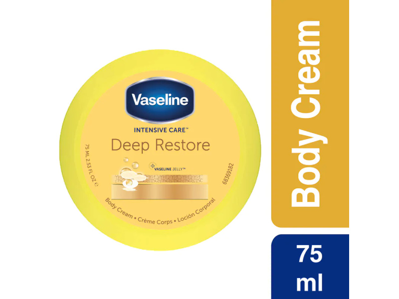 VASELINE INTENSIVE CARE DEEP RESTORE BODY CREAM 75ML