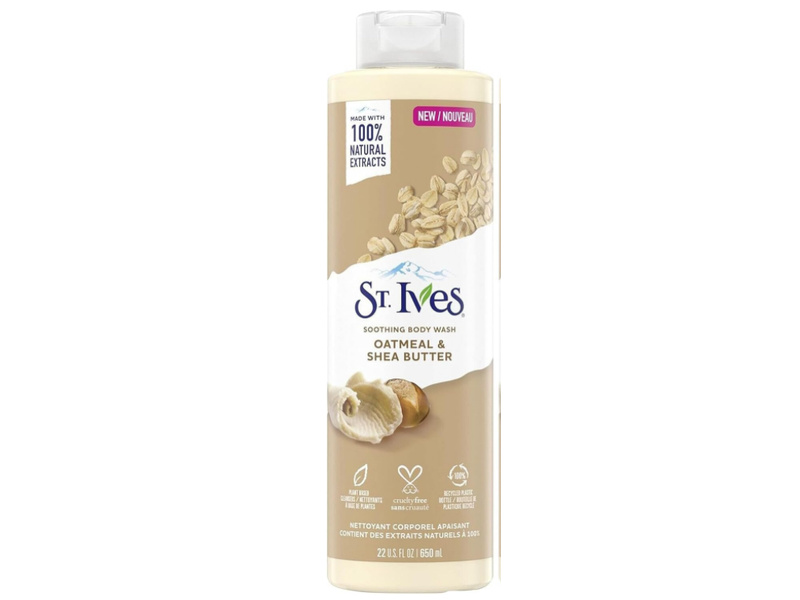 ST IVES OATMEAL & SHEA BUTTER SOOTHING BODY WASH 473ML