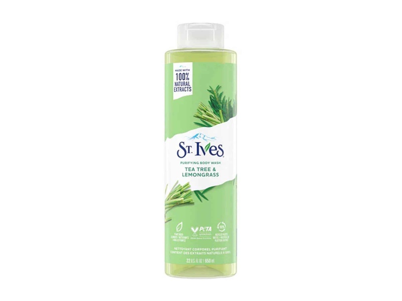 ST.IVES TEA TREE & LEMONGRASS PURIFYING BODY WASH 650ML