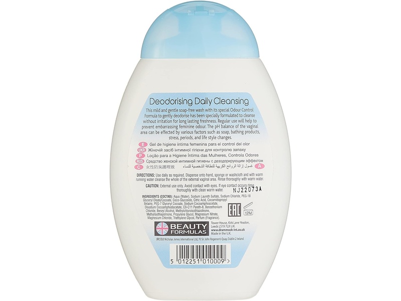 Beauty formulas intimate cleansing wash deodorising 250 ml 