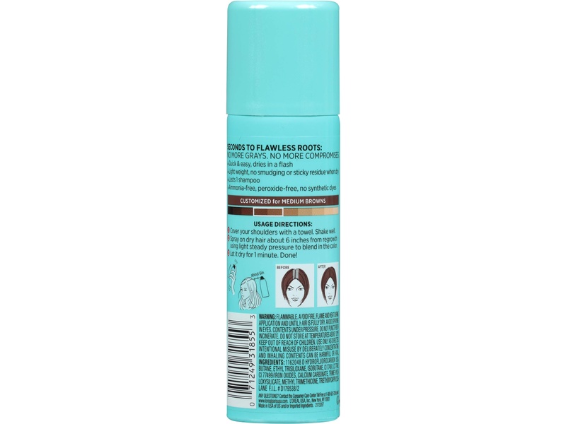 LOREAL MAGIC ROOT COVER UP SPRAY 57GM MEDIUM BROWN