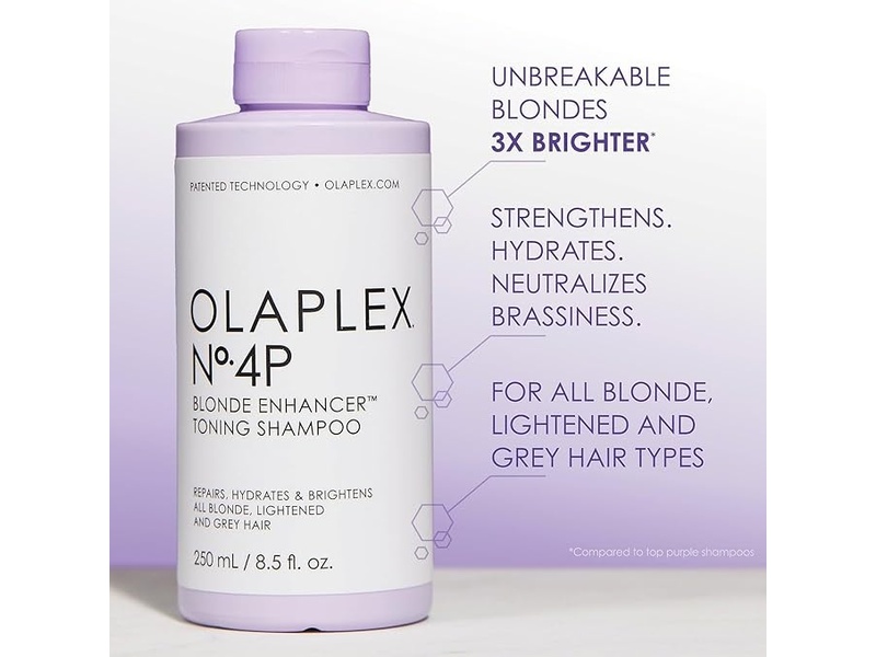 OLAPLEX NO.4P BLONDE ENHANCER TONING SHAMPOO 250ML