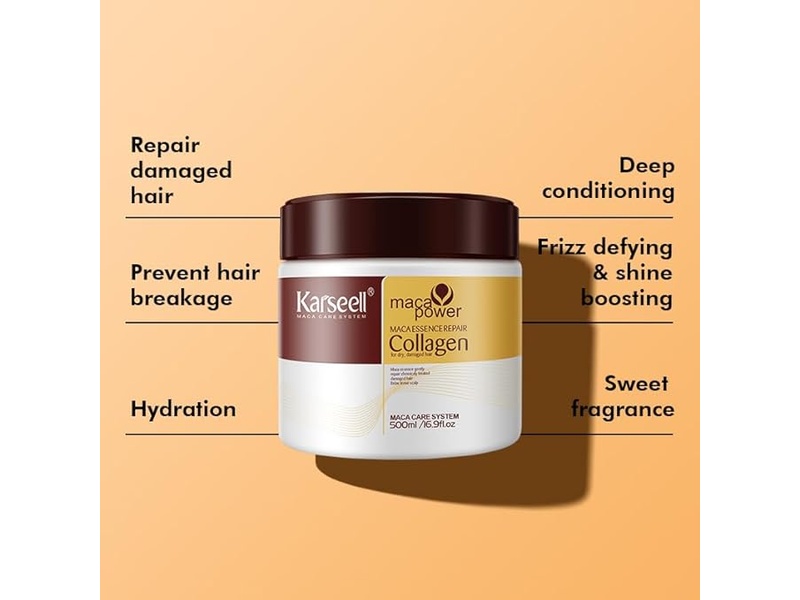 Karseell Hair Mask Collagen Treatment Dry Damaged Hair 500ml Karseell Hair Mask Collagen Treatment Dry Damaged Hair 500ml