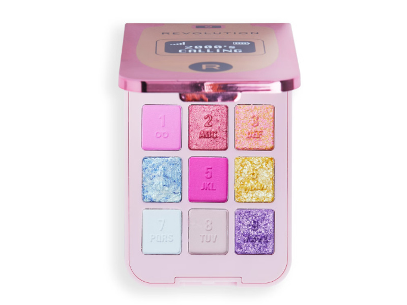 REVOLUTION Y2K BABY FLIP PHONE EYESHADOW PALETTE