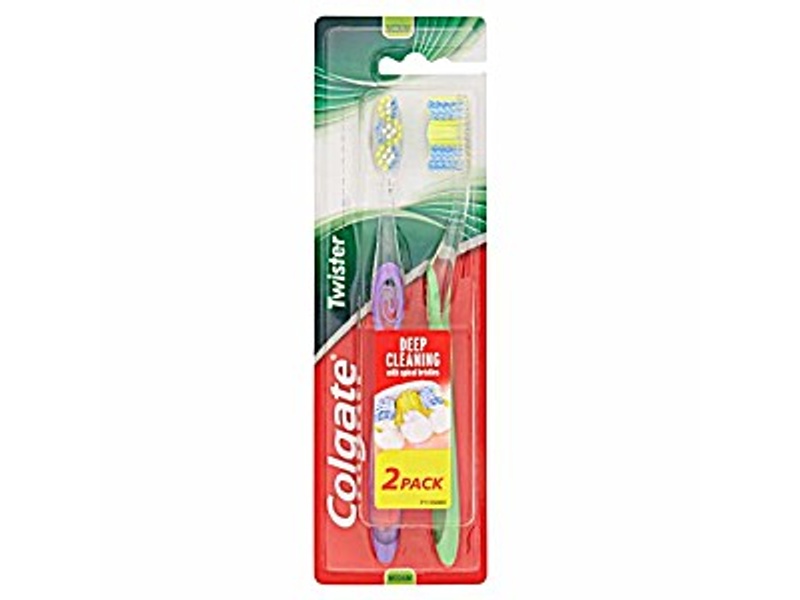 COLGATE TWISTER BRUSH 2 PACK MEDIUM