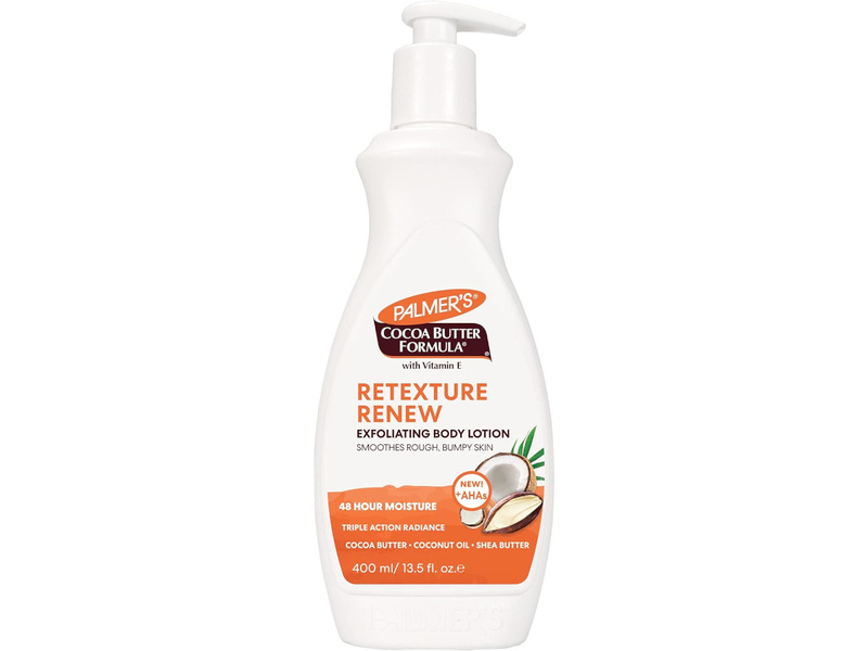 PALMAERS COCOA BUTTER 400ML RETEXTURE RENEW WITH VITAMIN E