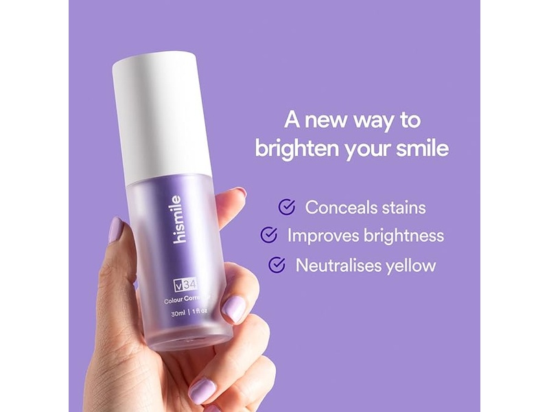 HISMILE TEETH BRIGHTENING COLOUR CORRECTOR SERUM 30ML