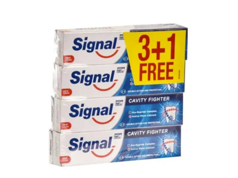 SIGNAL ANTI-CAVITY TOOTHPASTE 3+1 FREE 75 ML