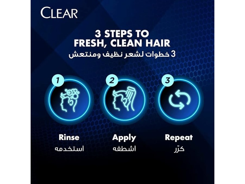 CLEAR ANTIDANDRUFF SHAMPOO 190 SHOWER FRESH