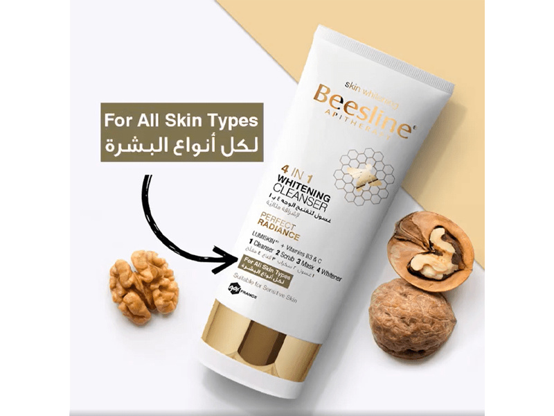 BEESLINE 4 IN 1 WHITENING CLEANSER 150 ML PERFECT RADIANCE