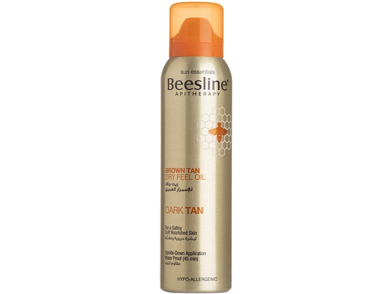 BEESLINE BROWN DRY FEEL OIL SPRAY 150 ML DARK TAN