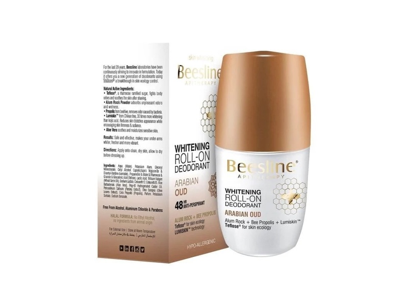 Beesline whitening roll -on deodorant arabian oud50ml