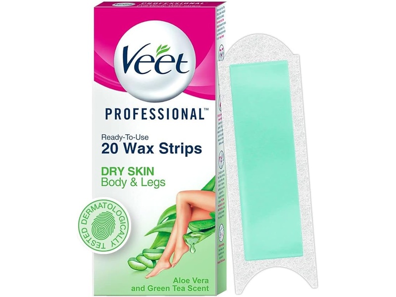 Veet hair removal wax strips dry skin