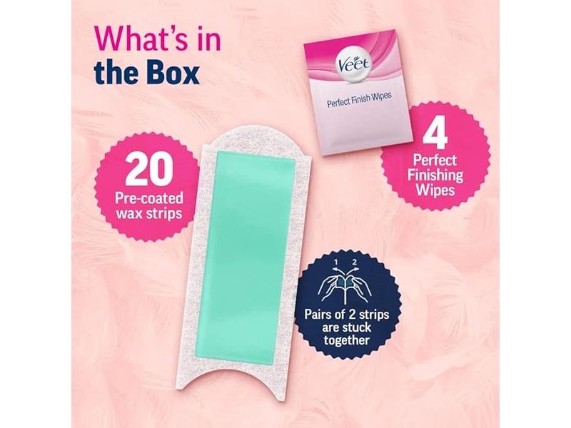 Veet hair removal wax strips dry skin