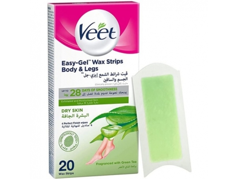 Veet hair removal wax strips dry skin