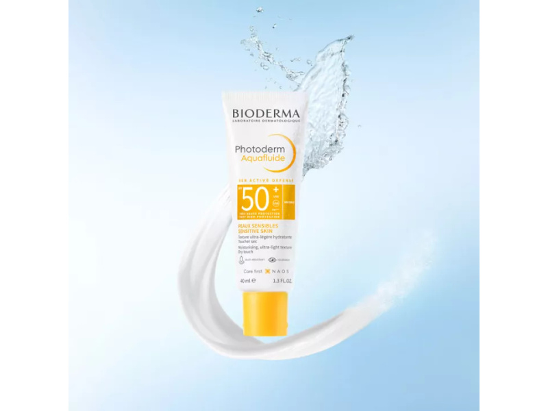 BIODERMA PHOTODERM AQUA FLUID SPF50+ PEAUX SENSIBLES 40ML