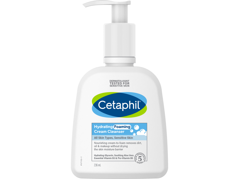 CETAPHIL HYDRATING FOAMING CREAM CLEANSER 236ML