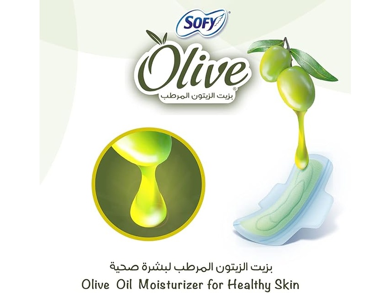 SOFY OLIVE LARGE 30 PADS