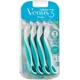 GILLETTE VENUS 3 DISPOSABLE RAZORS 4S SENSITIVE